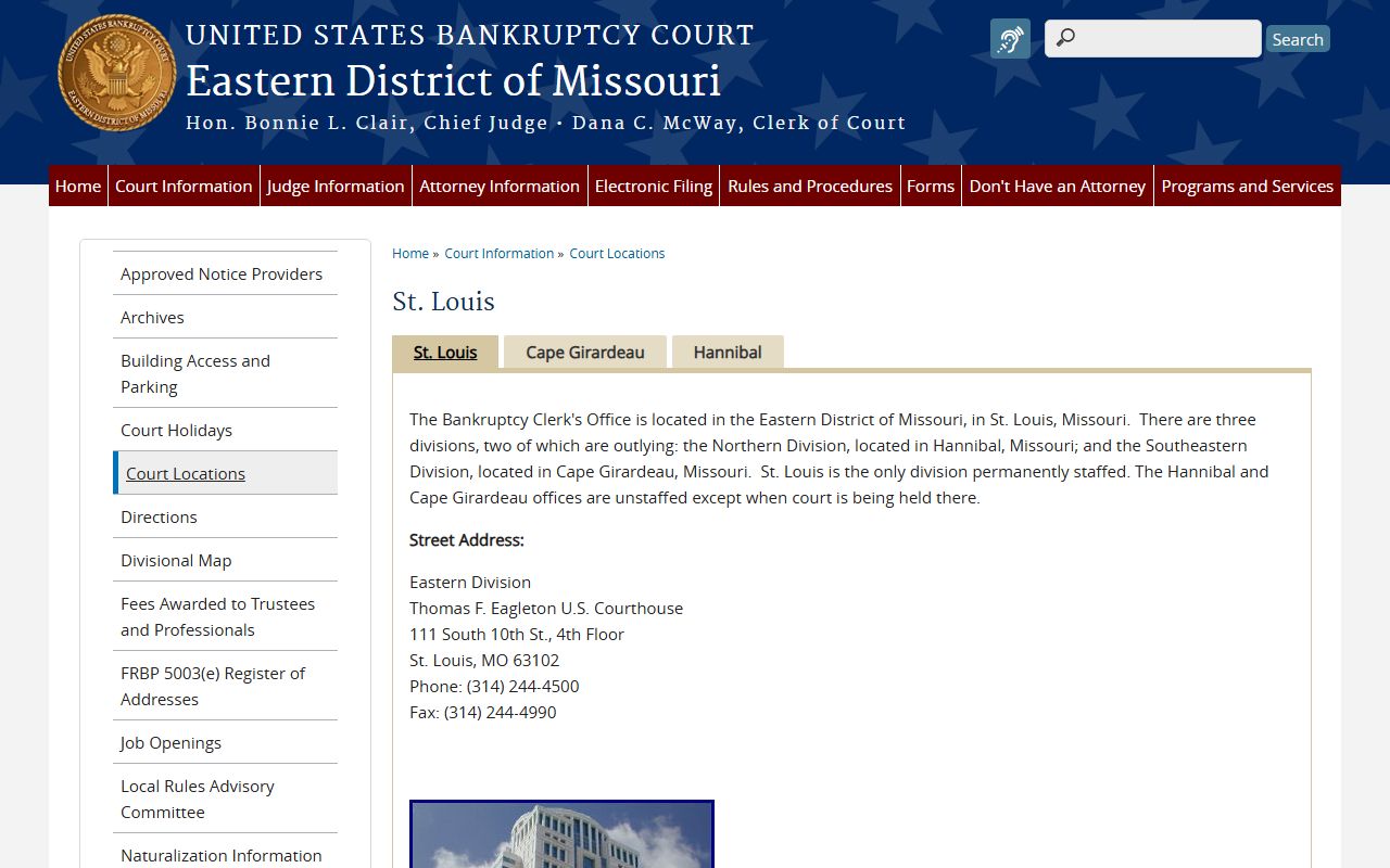 Cape Girardeau County bankruptcy records court information