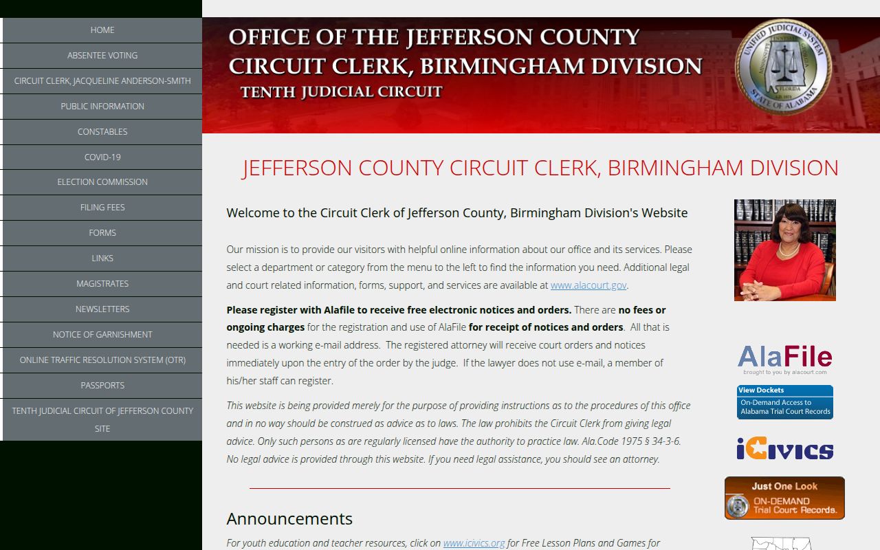 Jefferson County bankruptcy records court information